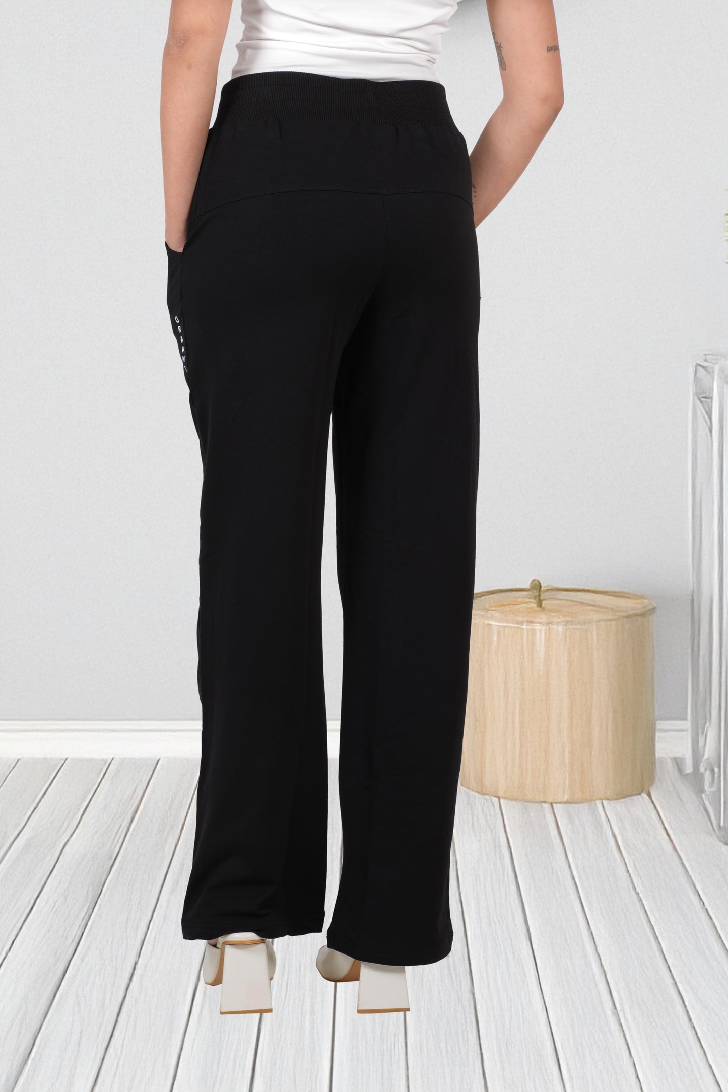 Combo - Buy any two Black, Pink or levender Wide-Leg French pants duo