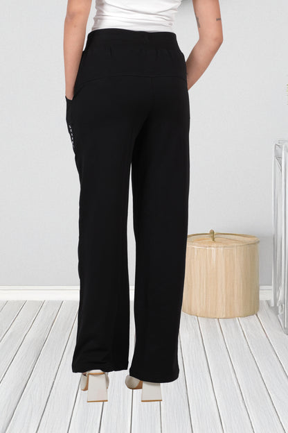 Combo - Buy any two Black, Pink or levender Wide-Leg French pants duo