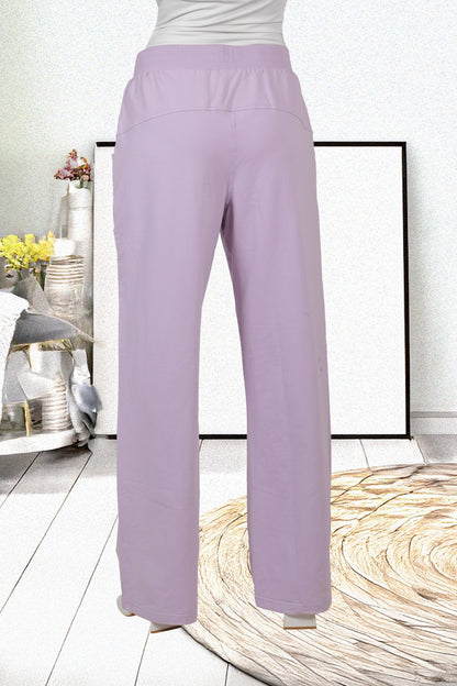 Combo - Buy any two Black, Pink or levender Wide-Leg French pants duo
